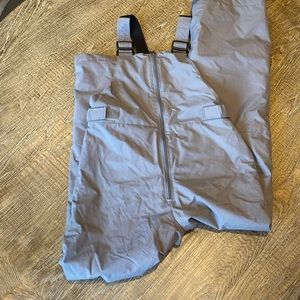 Columbia Snow Pants Bibs.  Size Large.  Grey. EUC
